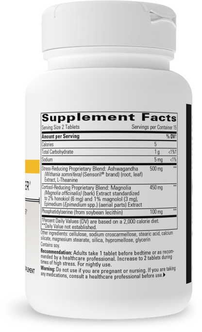 Integrative Therapeutics Cortisol Manager - Adrenal Health Support Supplement for Healthy Stress Response* - Vegan, Dairy-Free & Gluten-Free - 90 Capsules (45 Servings)